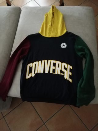 Felpa Converse Unisex Gialla Tg.L
