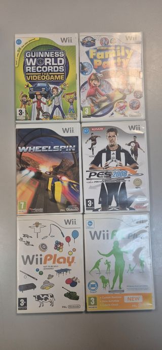 6 Juegos Wii - Variados