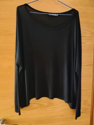 Camiseta negra manga larga - Sense -