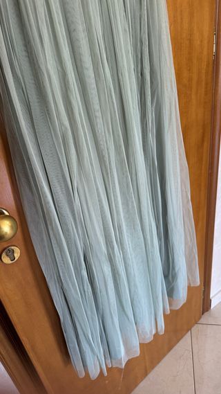 Vestito paillettes verde -