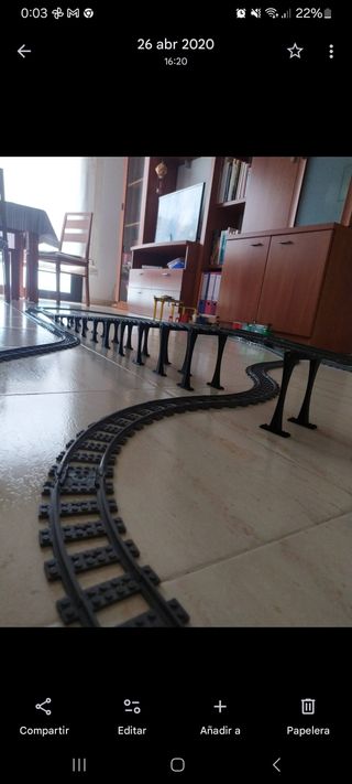 Pacchetto binari del treno Lego