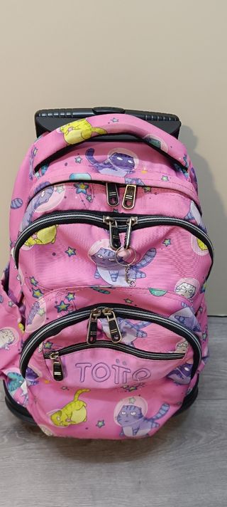 Mochila escolar con ruedas Totto