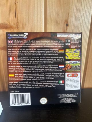 Caja Advance Wars 2 GBA 