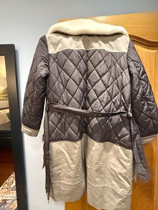 Chaqueta Purificación García beige-marrón