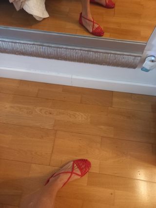 Zapatos Zara rojos -talla 37