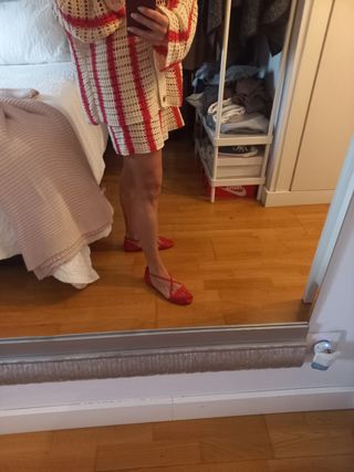 Zapatos Zara rojos -talla 37