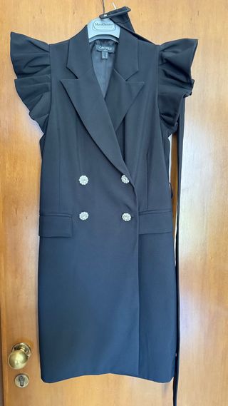 Vestito nero doppiopetto tg 42