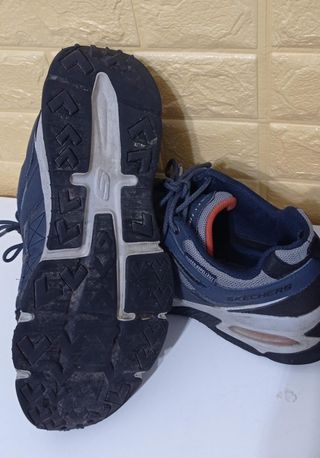 Zapatillas Skechers 43 - Gris/Azul