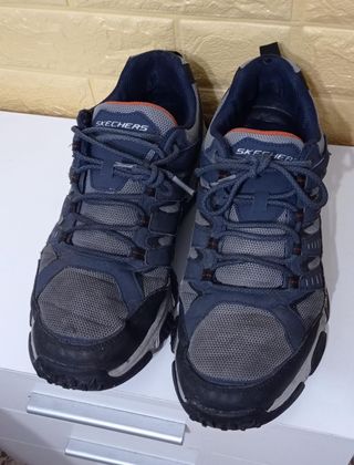 Zapatillas Skechers 43 - Gris/Azul
