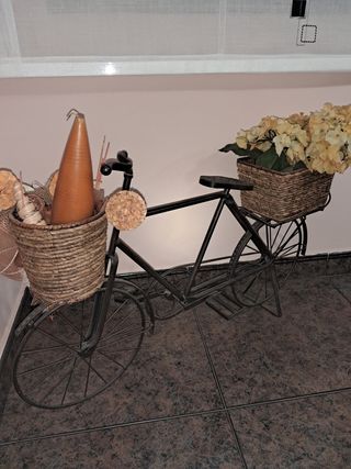 Bicicleta decorativa metal