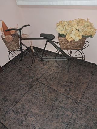 Bicicleta decorativa metal