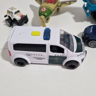 Lote de 5 juguetes: avión, camión, coches