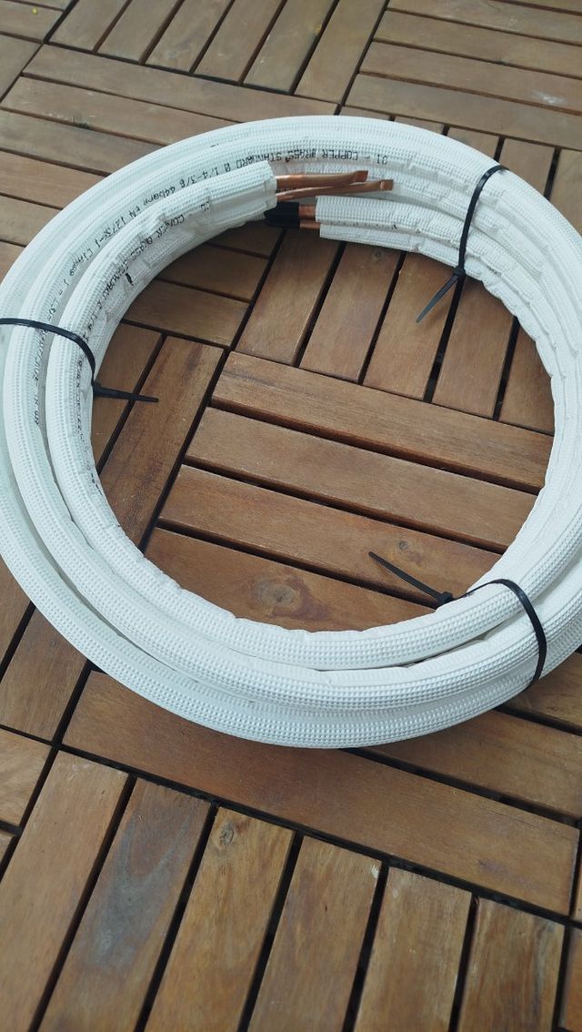 Tubos cobre refrigeración 1/4 3/8 6 metros