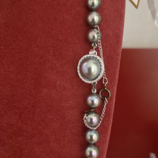 Collar Majorica perlas grises