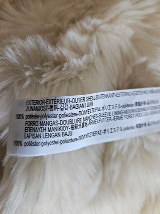 Parka Zara camuflaje - Forro borreguillo