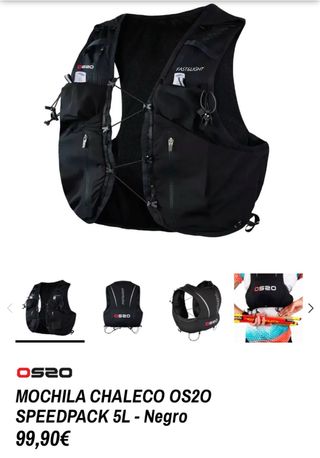 Chaleco running OS2O Fast&Light 5L