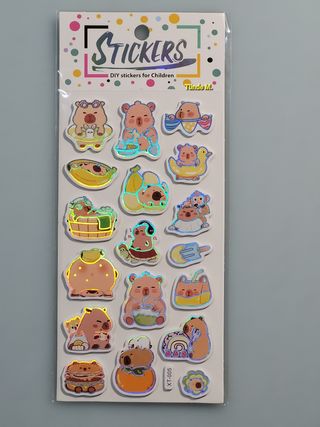 Stickers Capibara 3D