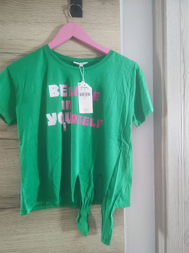 Camiseta verde S - Believe in Yourself