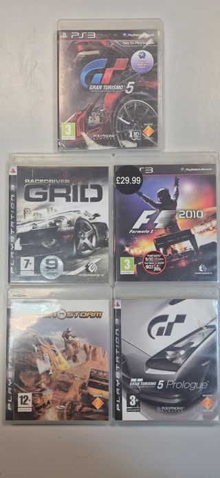 5 Juegos PS3 (PlayStation 3) - Motor