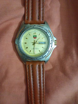 Reloj Tag Heuer - Marrón y Plata