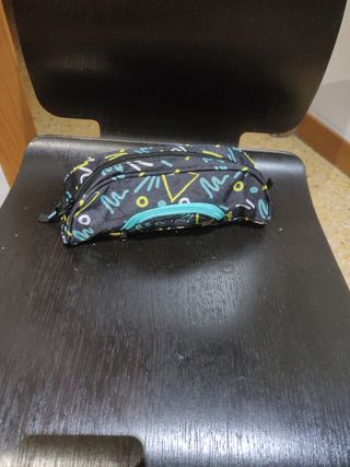 Estuche infantil - Negro & Verde Agua