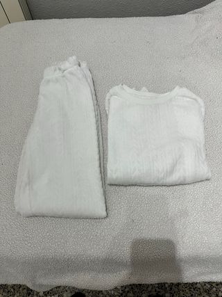 Suéter blanco tejido
