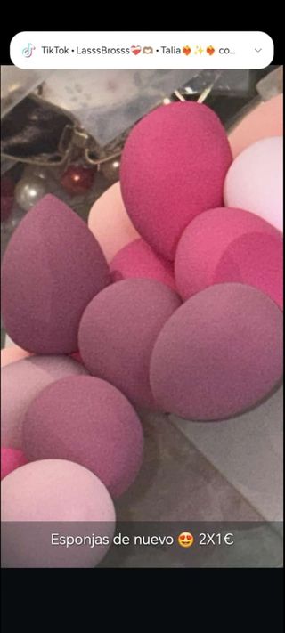 Esponjas maquillaje - 2x1€