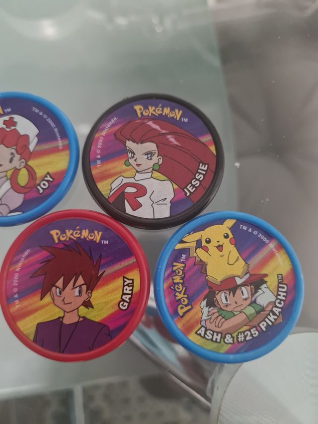 5 Tazos Pokémon Originales