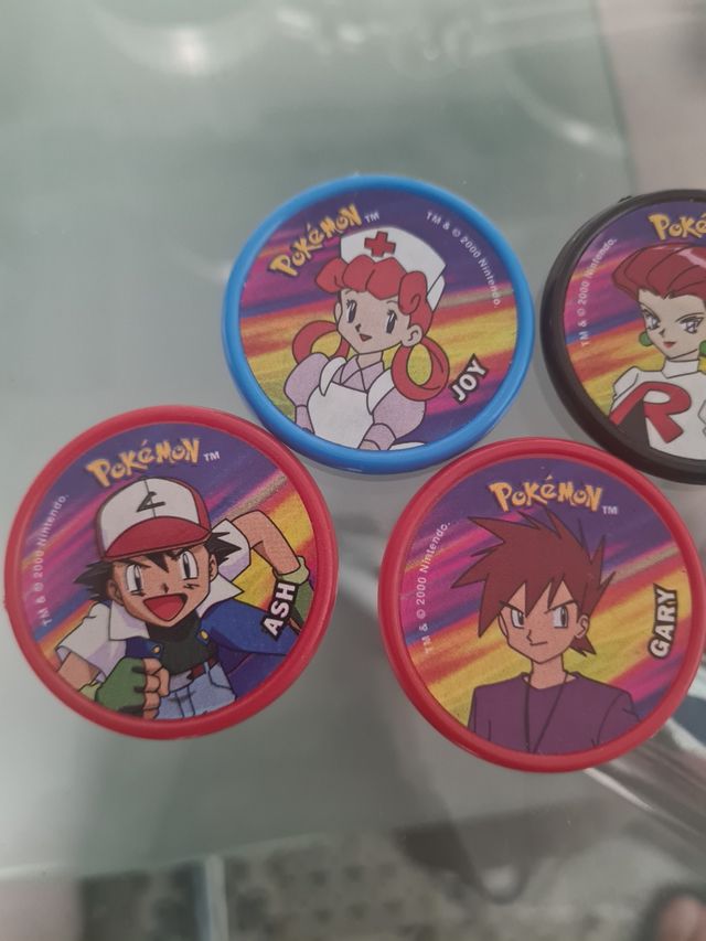 5 Tazos Pokémon Originales