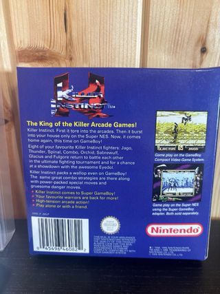 Caja Game Boy Killer Instinct