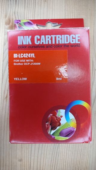 Cartucho tinta Brother LC424YL Amarillo