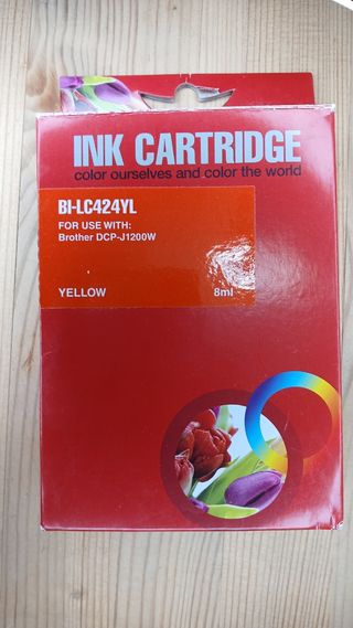 Cartucho tinta Brother LC424YL Amarillo