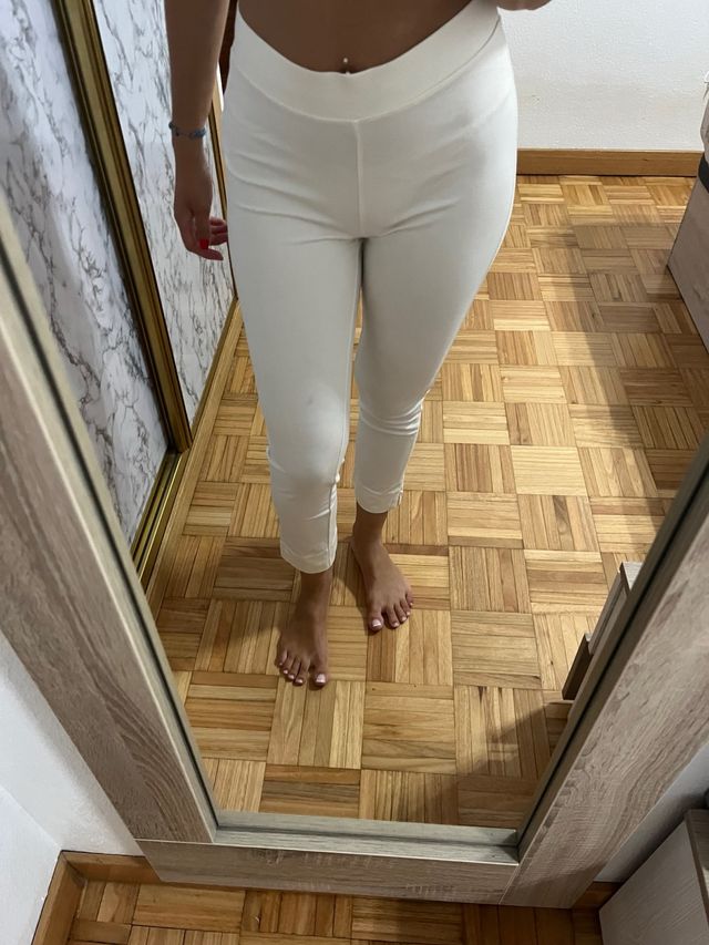 Mallas blancas mujer.