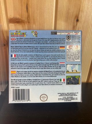 Caja Super Mario World GBA 