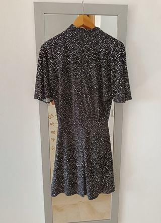 Vestido negro Mango - lunares