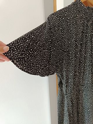 Vestido negro Mango - lunares