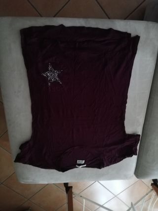 Maglietta Converse viola Tg M