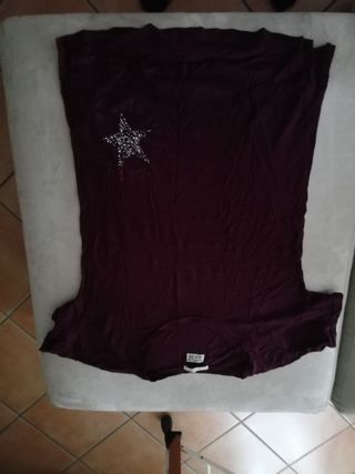 Maglietta Converse viola Tg M
