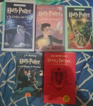 lote de libros harry potter