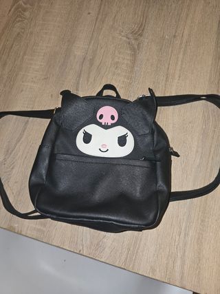 Mochila Kuromi Sanrio negra