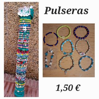 Pulseras artesanales - multicolor