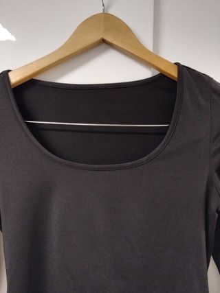 Camiseta negra manga larga talla XS