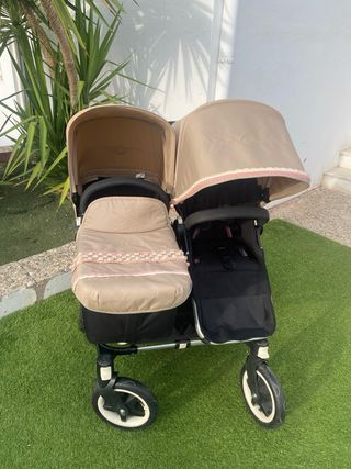 Bugaboo gemelar, beige