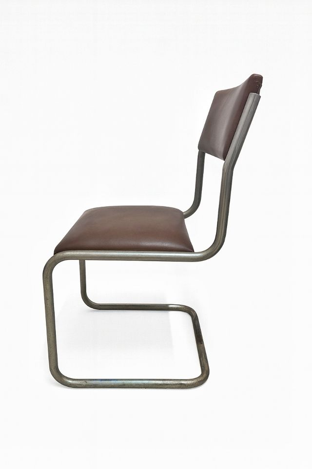 Silla cantilever vintage marrón
