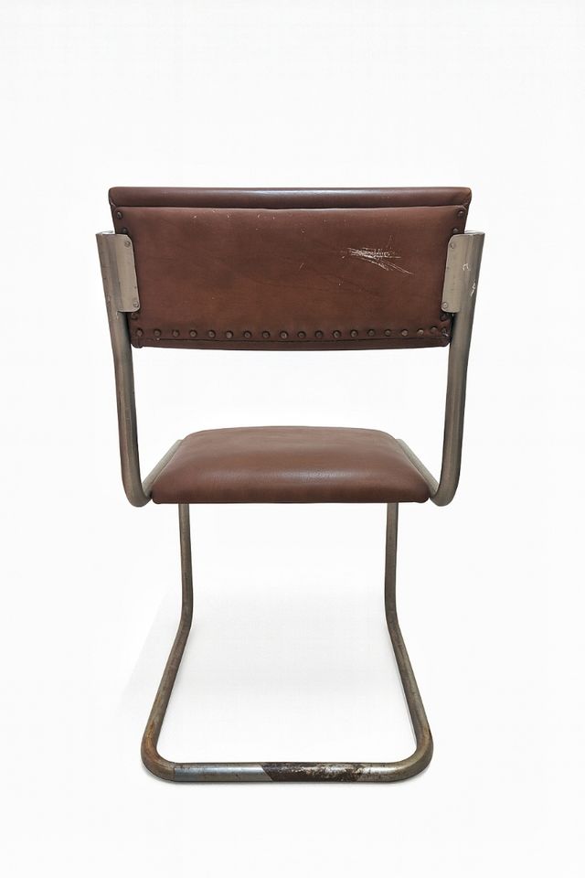 Silla cantilever vintage marrón