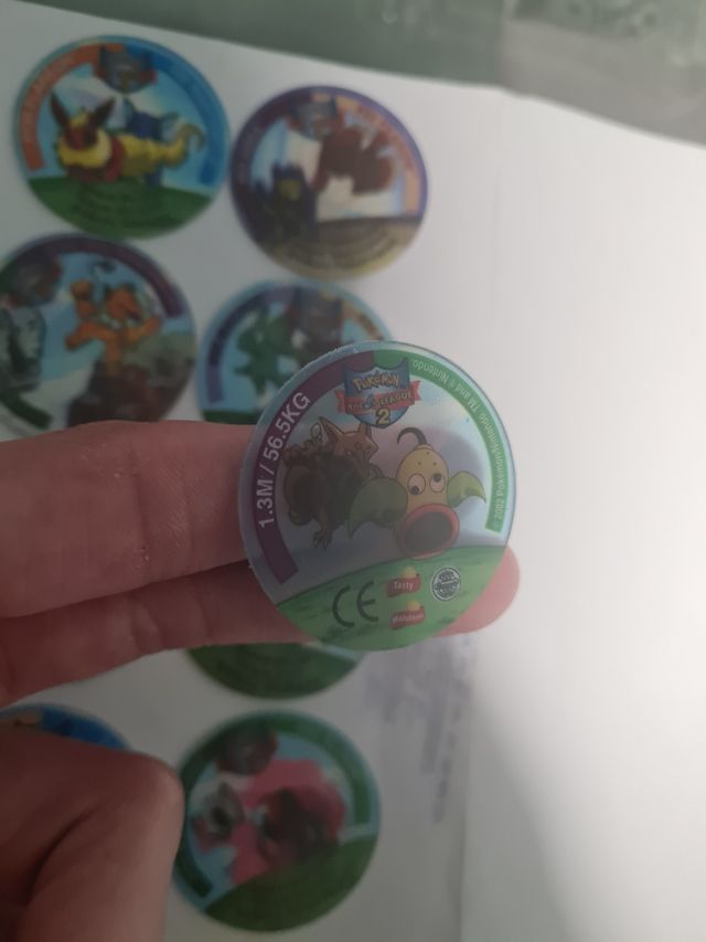12 Tazos League 2 - Pokemon