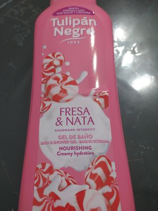 Bagno schiuma Tulipán Negro Fresa & Nata
