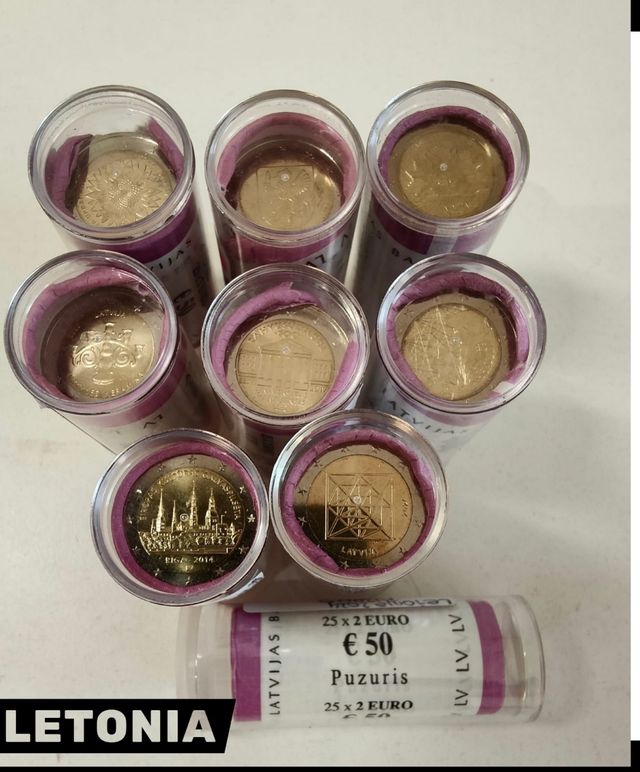 MONETE COMMEMORATIVE LETTONE DA 2€