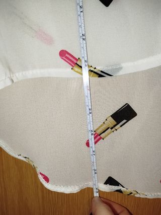 Blusa estampada labios - Blanco/Rosa