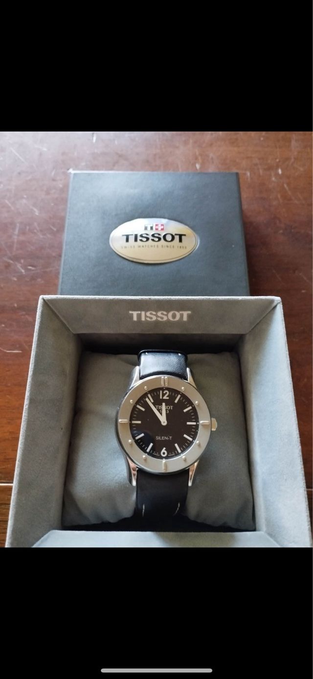 Orologio Tissot Silent T - Nero Argento